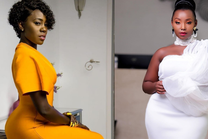 Akothee with Kate Actress