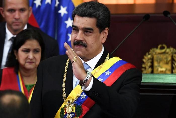 Venezuelan President Nicolas Maduro, who was attacked by US President Donald Trump as "an illegitimate ruler"