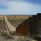 A portion of the wall on the US-Mexico border, seen from Chihuahua State in Mexico