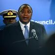 Kenyan President Uhuru Kenyatta speaks at the Atlantic Council in Washington