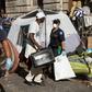 South African police forcibly removed migrants from a city square after months of tensions