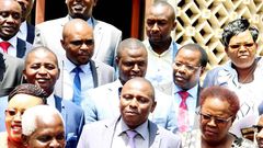 File image of MPs allied to the Tangatanga faction of Jubilee that have openly declared support for DP Ruto in 2022