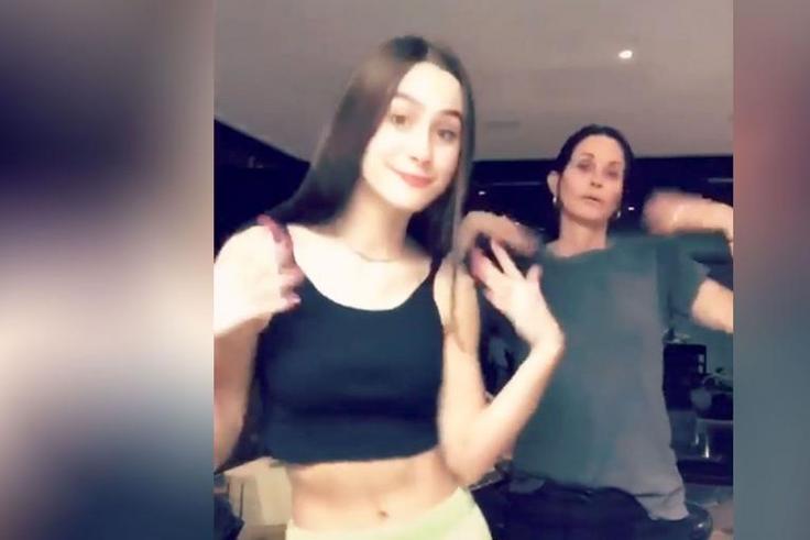 Watch Courteney Cox And Daughter's Dance Routine