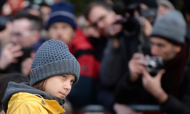 Thunberg was heading home, having stopped off in Italy Friday to join one of the weekly climate strikes that she inspired
