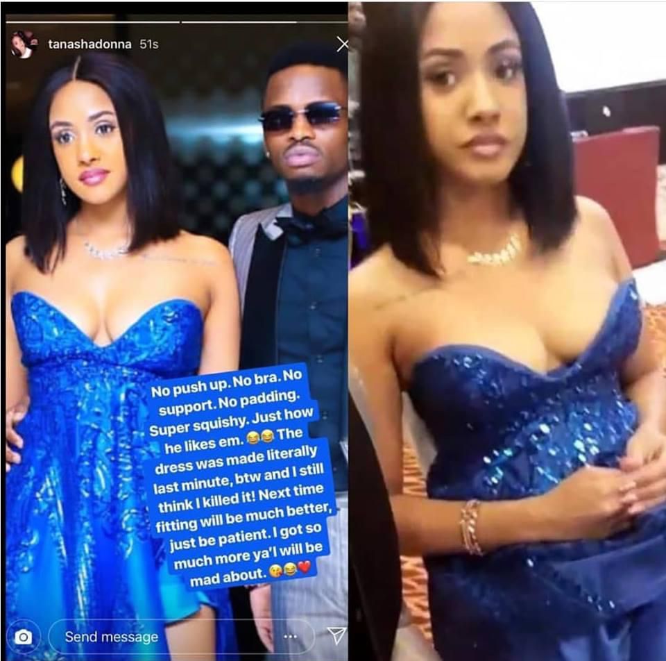 Tanasha Donna. Celebrity wardrobe malfunction of 2019