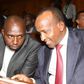 National Assembly leader Aden Duale with Senate Majority leader Kipchumba Murkomen