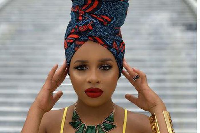 Tanzanian singer Nandy Mourning the death of her step-father called Frank Mfinanga.