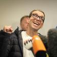 Soering was welcomed by supporters on his arrival at Frankfurt Airport