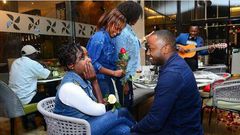 File image of Jowie proposing to Jacque Maribe