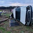 The National Weather Service has issued flood and tornado warnings for several states