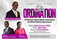 Singer Ruth Matete and hubby BelovedJohn Apewajoye to be ordained as Pastors