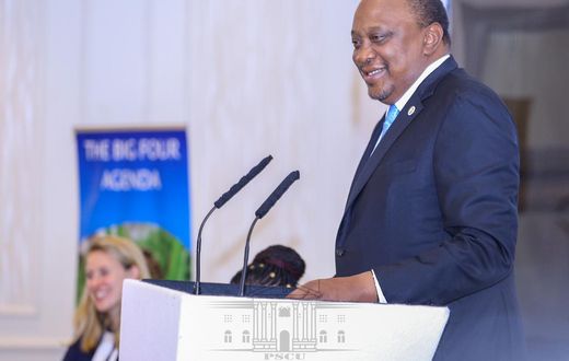 Uhuru mocks Mwangi Kiunjuri while launching mega project in Meru