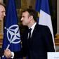 Emmanuel Macron stood by his criticism of NATO after talks with Jens Stoltenberg