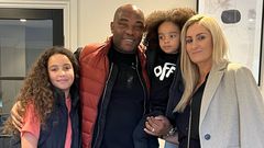 Harambee Stars Coach Benni McCarthy and his family