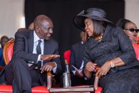 President William Ruto with Mama Ida Odinga