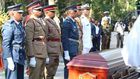 Casket bearing the body of former Prime Minster Raila Odinga
