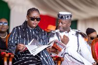 Winnie Odinga and Raila Junior