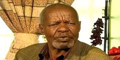 Kenyan actor Peter Maina, popularly known as Mzee Edmund Mwamba