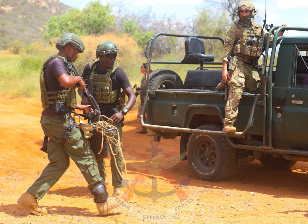 Members of the Rapid Response Unit during a training session