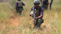 Members of the Rapid Response Unit during a training session