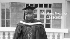 The late Matthew Nyamlori