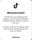 TikTok announces return of services in U.S.