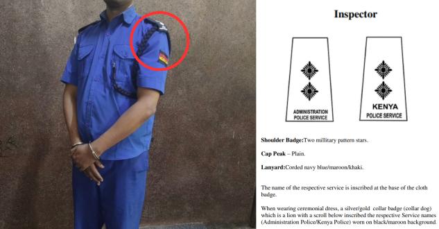 Inspector Uniform Kenya