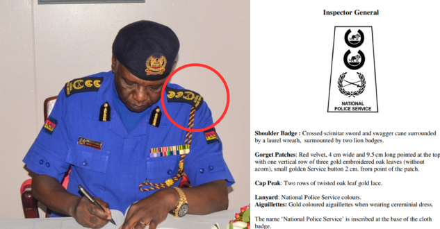 Inspector General of Police uniform