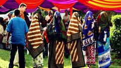 A photo of a traditional wedding ceremony