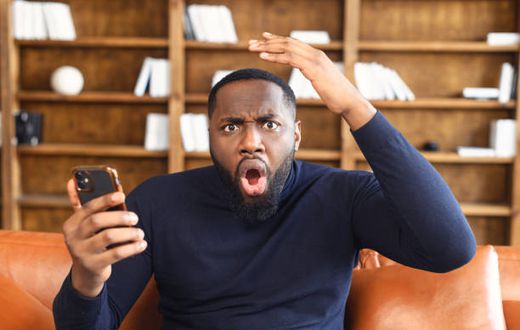 A man shocked