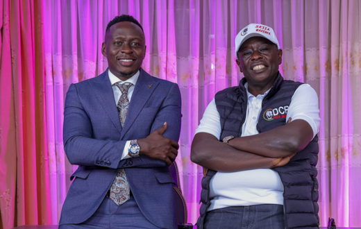 Oga Obinna and DCP Party leader  Rigathi Gachagua