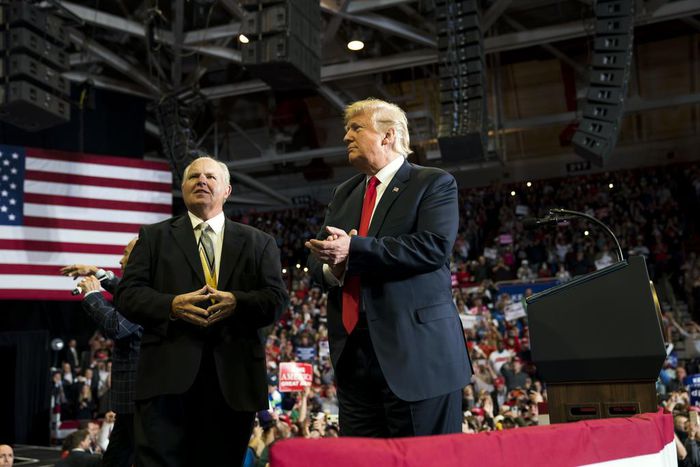 Trump Wanted a Radio Show, but Deferred to Rush Limbaugh