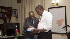 Kenyans to get free alcohol sanitizers after the latest government order issued by Head of Public Service Joseph Kinyua