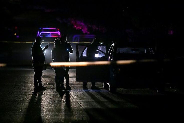 Authorities are seen in 2019 in Mexicos's Sinaloa state, where a shootout between two factions of El Chapo's drug cartel left 16 dead June 25, 2020