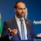 Eduardo Bolsonaro (pictured December 2019), a lawmaker and the son of Brazil's president, accused China of concealing information about the spread of COVID-19