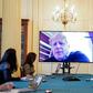 Johnson has had to attend cabinet meetings by videoconference since testing positive for the virus