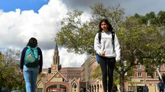 The US Immigration and Customs Enforcement (ICE) announced that foreign students (similar to the students pictured in March 2020) whose entire courses have moved online because of the coronavirus pandemic must return to their home country