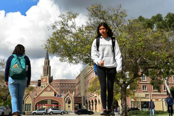 The US Immigration and Customs Enforcement (ICE) announced that foreign students (similar to the students pictured in March 2020) whose entire courses have moved online because of the coronavirus pandemic must return to their home country