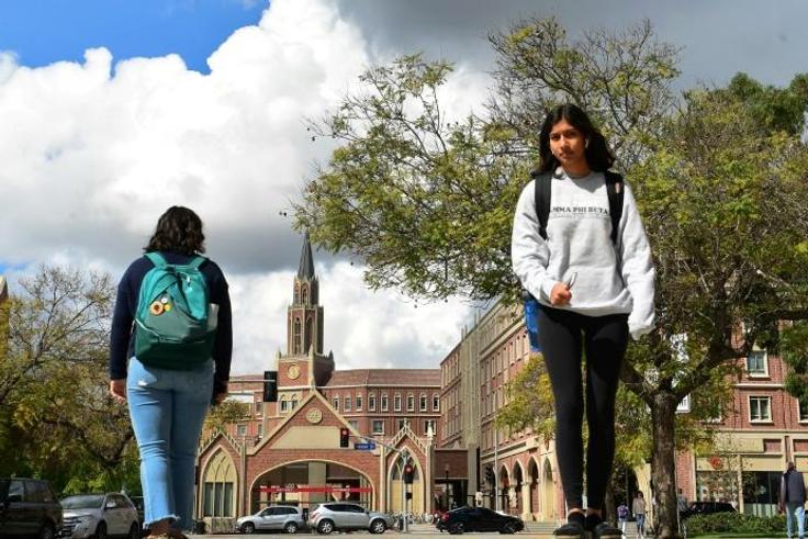 The US Immigration and Customs Enforcement (ICE) announced that foreign students (similar to the students pictured in March 2020) whose entire courses have moved online because of the coronavirus pandemic must return to their home country