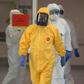 Russian President Vladimir Putin wore a hazmat suit during a visit to a hospital where COVID-19 patients were being treated