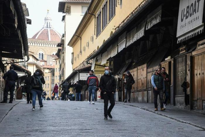 Italian hoteliers' association Federalberghi says bookings are down at least 80 percent nationwide