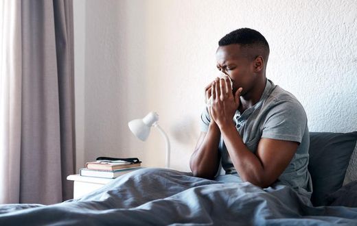 A person with an underlying condition