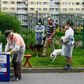 Makeshift polling stations popped up throughout the country last Thursday, when Russians started voting outdoors