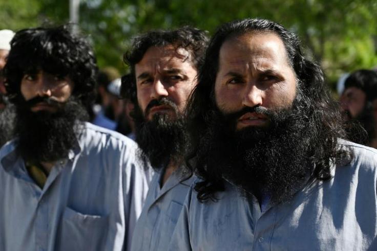 Some of the Taliban prisoners released from Bagram prison since the ceasefire in Afghanistan started