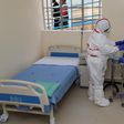 Medical practitioners at a Coronavirus isolation and treatment facility in Mbagathi District Hospital on Friday, March 6, 2020
