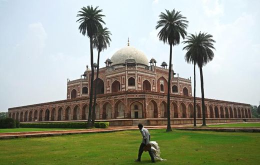 Humayun's Tomb in Delhi reopened Monday, while other national monuments like the Taj Mahal remained shut