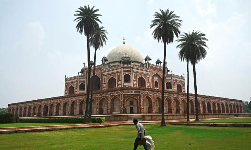 Humayun's Tomb in Delhi reopened Monday, while other national monuments like the Taj Mahal remained shut