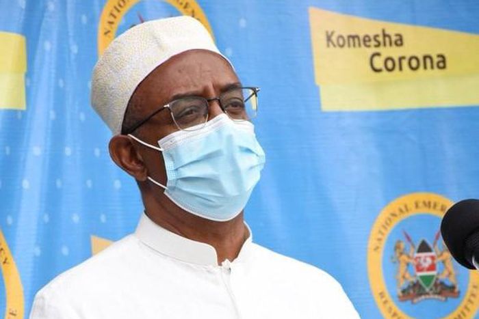 Health CAS Rashid Aman. Dr Aman announced 143 new Coronavirus cases in Kenya on Saturday, new total at 1,888