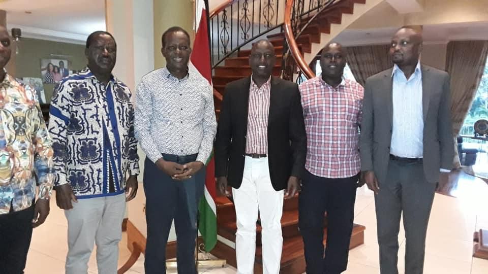 Photos of DP Ruto hanging out with Raila stir the internet