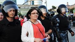 Investigators targeted the home of Yulia Galyamina, a Moscow city councillor, who helped organise mass opposition protests last summer, according to activists